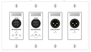 Rane RAD12 Remote Audio Device - 2 XLR Mic In 2 XLR Line Out - White