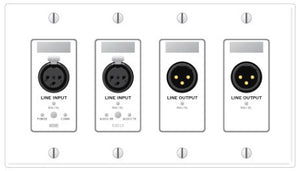 Rane RAD15 Remote Audio Device - 2 XLR Line In 2 XLR Line Out - White