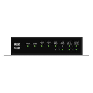 Rane RAD16 - 2 Mic or Line Euro Block In 2 Euro Block Line Out - Black