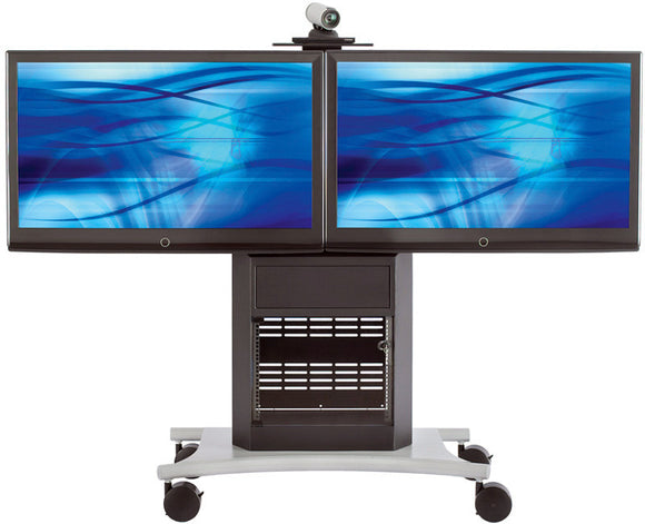 Avteq RPS-1000L Dual Rollabout Plasma/LCD Stand