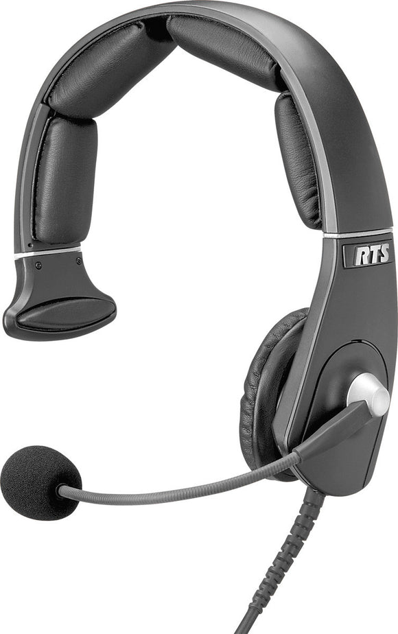 RTS MH-300 Single-Sided Lightweight Headset with A4M 4-Pin XLR Male Connector