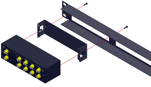 RDL RU-FP1 Rack-Up Filler Panel and Reverse Mounting Kit