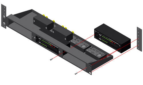 RDL RU-RA3A 19in Rack Mount for 3 Rack-Up Series Products