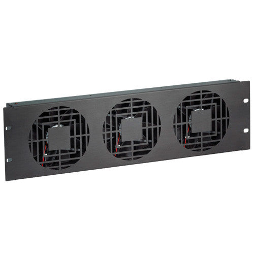 Raxxess NAF33QBA  3 RU Quiet Triple Fan Panels