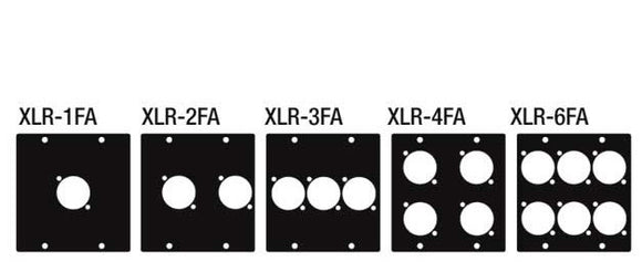 Raxxess XLR-4FA XLR Female 4 Device Modular Panel