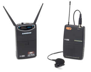 Samson SW87SLM UM1/77 Portable Wireless Lavalier Microphone System