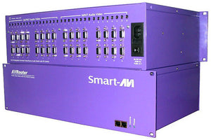 SmartAVI AV32X32S Routes 32 UXGA/Component to 32 Remote Monitors