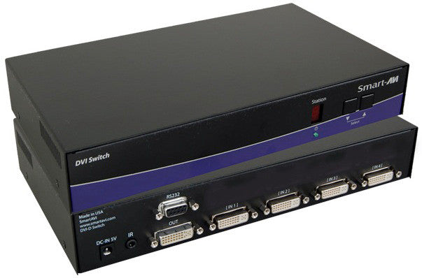 Buy SmartAVI DV-SW8S DVI-D 8x1 Switch with RS232 control SAVI-DV-SW8S