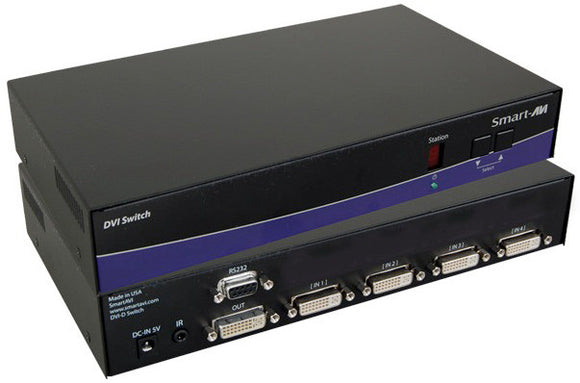 SmartAVI DV-SW8S DVI-D 8x1 Switch with RS232 control