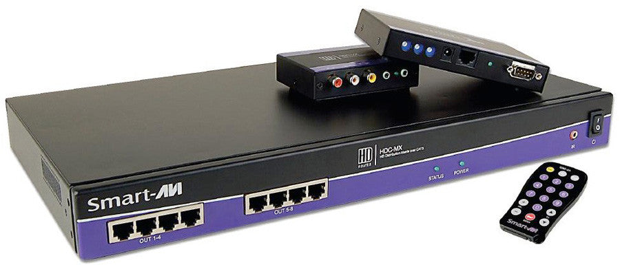 Buy SmartAVI HDC-MXS HDTV Router 8x8 Matrix with RS232 Over CAT5 SAVI ...