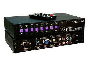 SmartAVI V2V-MAX-S 6-Port HDMI Switcher Scaler and Converter