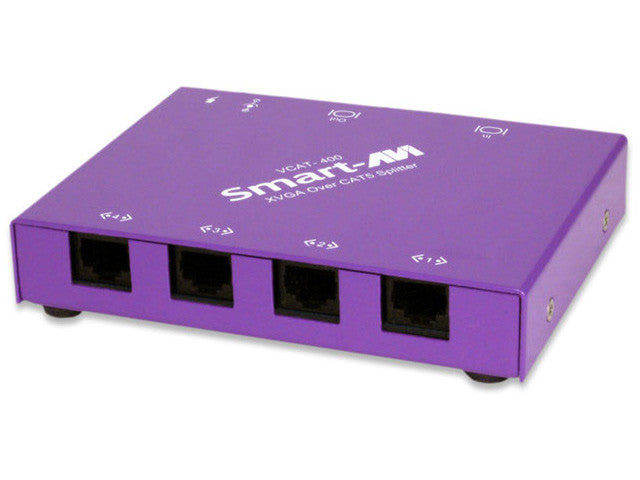 Buy SmartAVI VCT-400S UXGA point-to-multi-point CAT5 Extender 4-Port ...