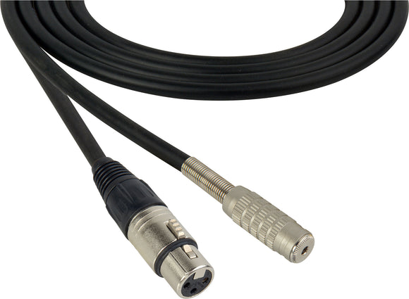 Canare Star-Quad Microphone Cable XLR Female to 3.5mm TRS Female 1.5FT (Multiple Colors)