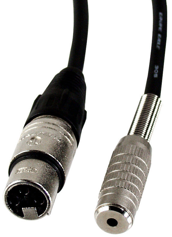 Canare Star-Quad Microphone Cable XLR Female to 3.5mm TS Female 100FT (Multiple Colors)