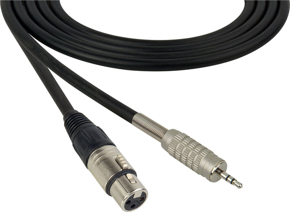 Canare Star-Quad Microphone Cable XLR Female to Stereo Mini Plug Cable 100FT (Multiple Colors)