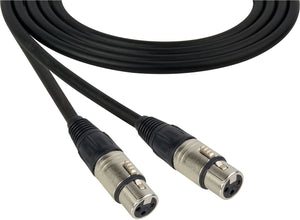 Canare Star-Quad Microphone Cable XLR Female to XLR Female 15FT (Multiple Colors)