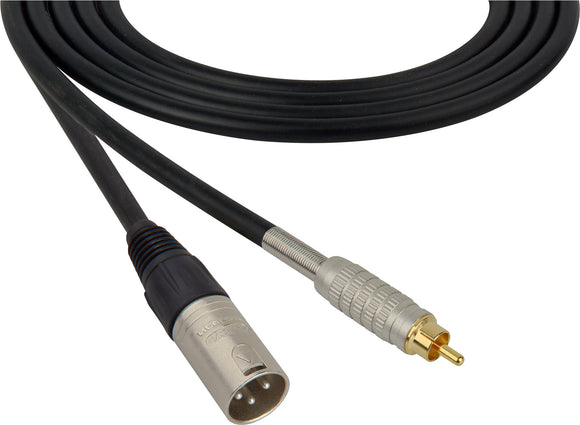 Canare Star-Quad Microphone Cable XLR Male to RCA Phono Male 3FT (Multiple Colors)