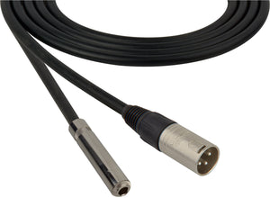 Canare Star-Quad Microphone Cable XLR Male to 1/4" TRS Female 50FT (Multiple Colors)