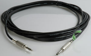 TecNec Balanced Microphone Audio Cable 1/4in TRS to 1/4in TRS 25FT Black