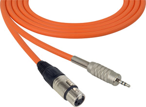 Canare Star-Quad Cable 3-Pin XLR Female 3.5mm TRS Male 25 Foot