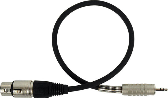 Canare Star-Quad Microphone Cable XLR Female to Stereo 3.5mm Mini Cable XLRJ-MSP 3FT (Multiple Colors)