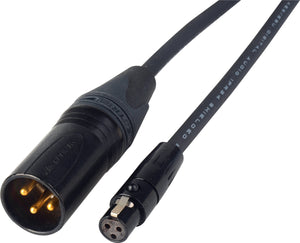 Sound Devices Audio Cable TA3F to Standard 3-Pin XLR Male Cable - 10 Ft Pair