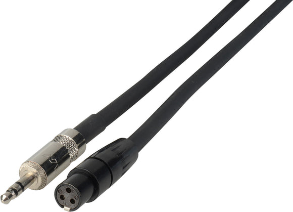 Sound Devices Link Cable 3.5mm Male to 3-Pin Female Mini XLR TA3F- 5 Foot