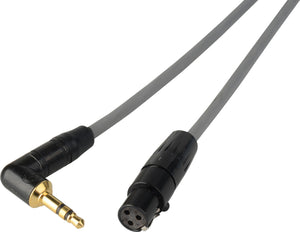 Sound Devices Right Angle 3.5mm Plug to 3-Pin Mini-XLR TA3F Link Cable - 3 Foot