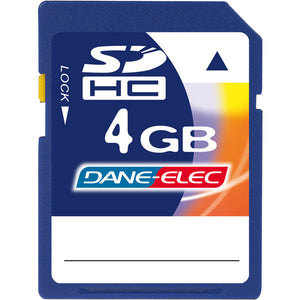 Dane-Elec 4GB SDHC Memory Card