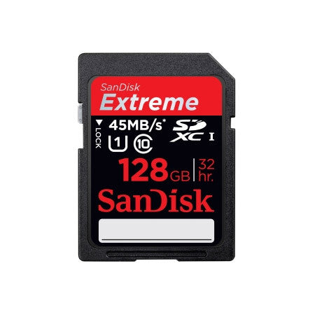 SanDisk Extreme 128 GB Secure Digital Extended Capacity (SDXC)