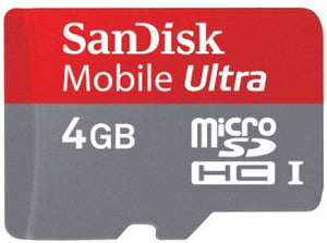 SanDisk Mobile Ultra SDSDQY-004G-A11A 4 GB microSD High Capacity Memory Card