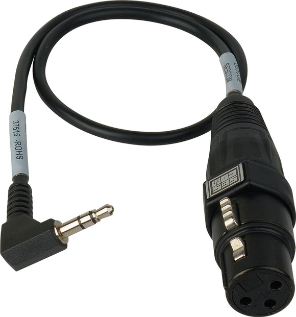 SESCOM SES-CAMCORD-MIC XLR Mic to DSLR Audio Input Adapter Cable - 18 Inch