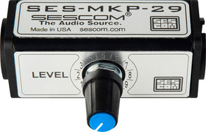 Sescom SES-MKP-29 1-Channel Inline Balanced Audio Volume Control