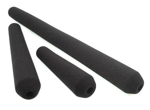 5-1/4 Inch Long Shotgun Foam Windscreen Black