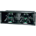 Mid-Atlantic SH-DMP-A Black Brushed Anodized 4RU  Media Player Shelf