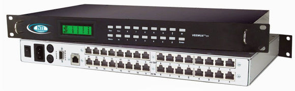 NTI SM-8X16-C5AV-LCD 8x16 Audio/Video Matrix Switch via CAT5