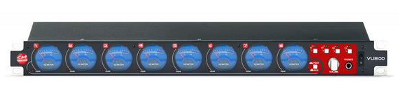 SM Pro Audio VU800 8-channel Passive Analog VU Meter Bridge with Headphone Output