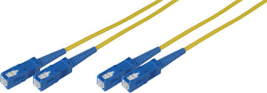 1-Meter 9u/125u Fiber Optic Patch Cable Singlemode Duplex SC to SC - Yellow