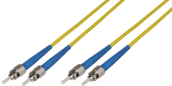 150-Meter 9u/125u Fiber Optic Patch Cable Singlemode Duplex ST to ST - Yellow