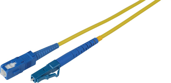 5-Meter 9u/125u Fiber Optic Patch Cable Singlemode Simplex LC to SC - Yellow