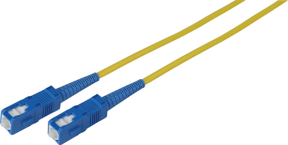 3-Meter 9u/125u Fiber Optic Patch Cable Singlemode Simplex SC to SC - Yellow