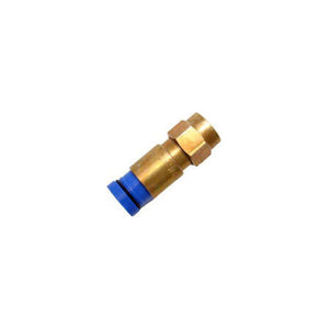 SNS1P6 Snap-N-Seal F Connector with Blue Sleeve