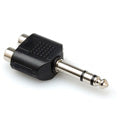 Stereo 1/4 Inch TRS Male Plug to Dual RCA Female Jack Audio Adapter