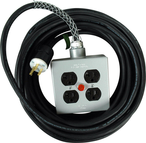 Stage Systems 15 Amp Power Cable with light 200FT