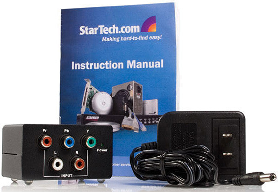 StarTech CPNT2VGAA Component to VGA Video Converter with Audio