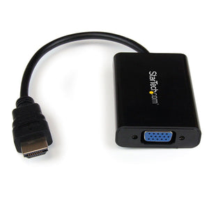 Star Tech HD2VGAA2 HDMI to VGA Video Adapter Converter with Audio for Desktop PC