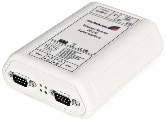 StarTech NETRS232_2 2 Port RS232 Serial over IP Ethernet Device Server