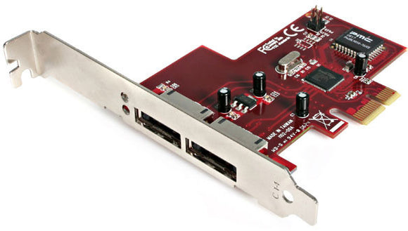 StarTech PEXESATA2 2 Port PCI Express eSATA Controller Adapter Card