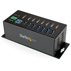 StarTech ST7300USBM 7-Port Metal Industrial SuperSpeed USB 3.0 Hub Mountable