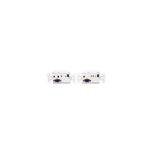 StarTech STUTPWALLA VGA Wall Plate Video Extender over CAT5 with Audio